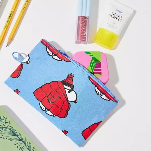 NWOT Baggu Go Pouch Small - Puffer Snoopy (Peanuts) - Picture 3 of 7